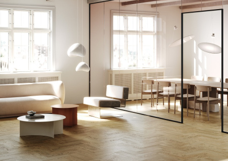 Кварцевый ламинат Fargo Штучный паркет Дуб Неаполь 44-5003-4